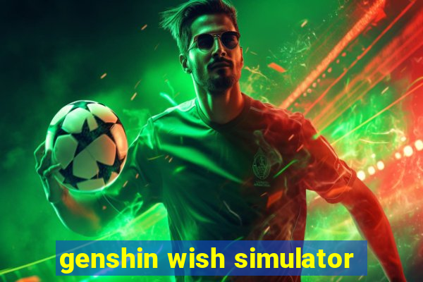 genshin wish simulator